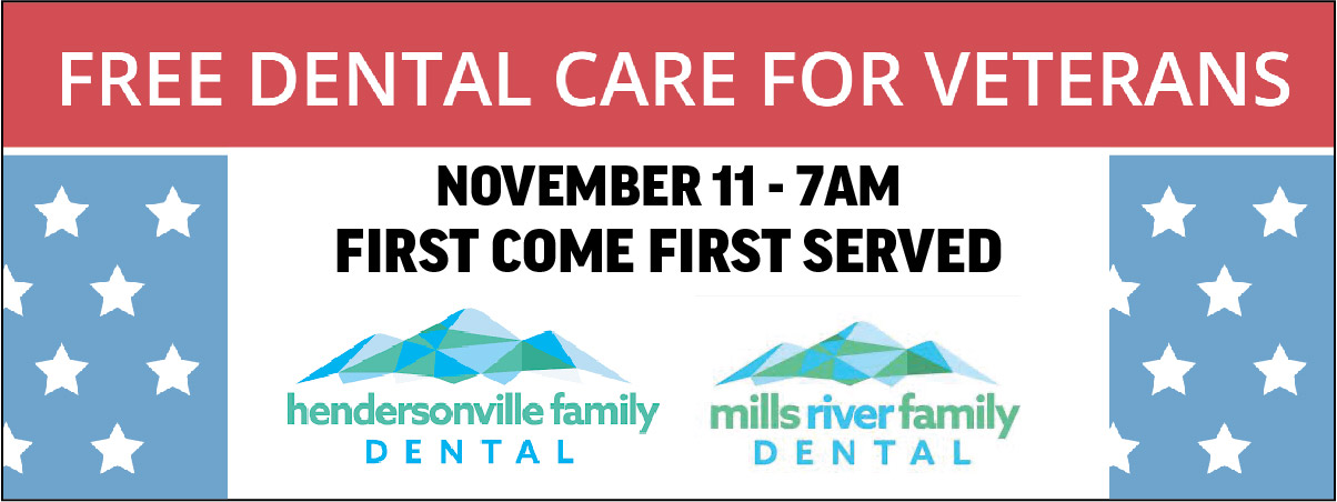 FREE DENTAL CARE FOR VETERANS