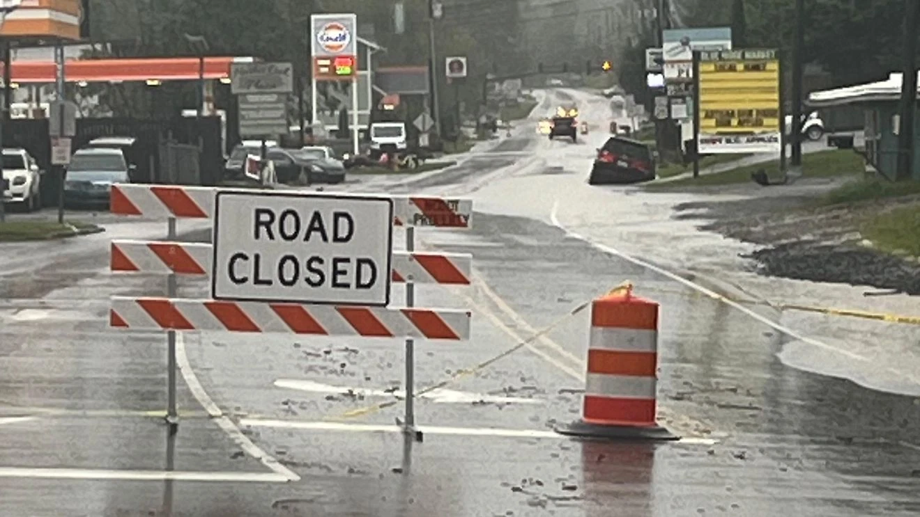 CURRENT ROAD CLOSURES IN HENDERSON COUNTY DUE TO FLOODING FROM HELENE